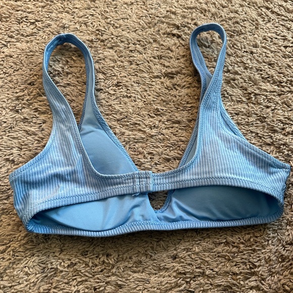 Aerie Scoop Neck Shine Bikini Top - Picture 4 of 7